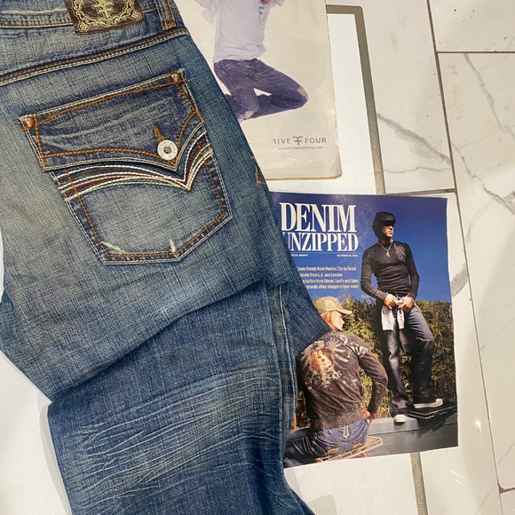 Five Four 90’s Vintage Premium Jeans Sz 34 - Picture 3 of 12